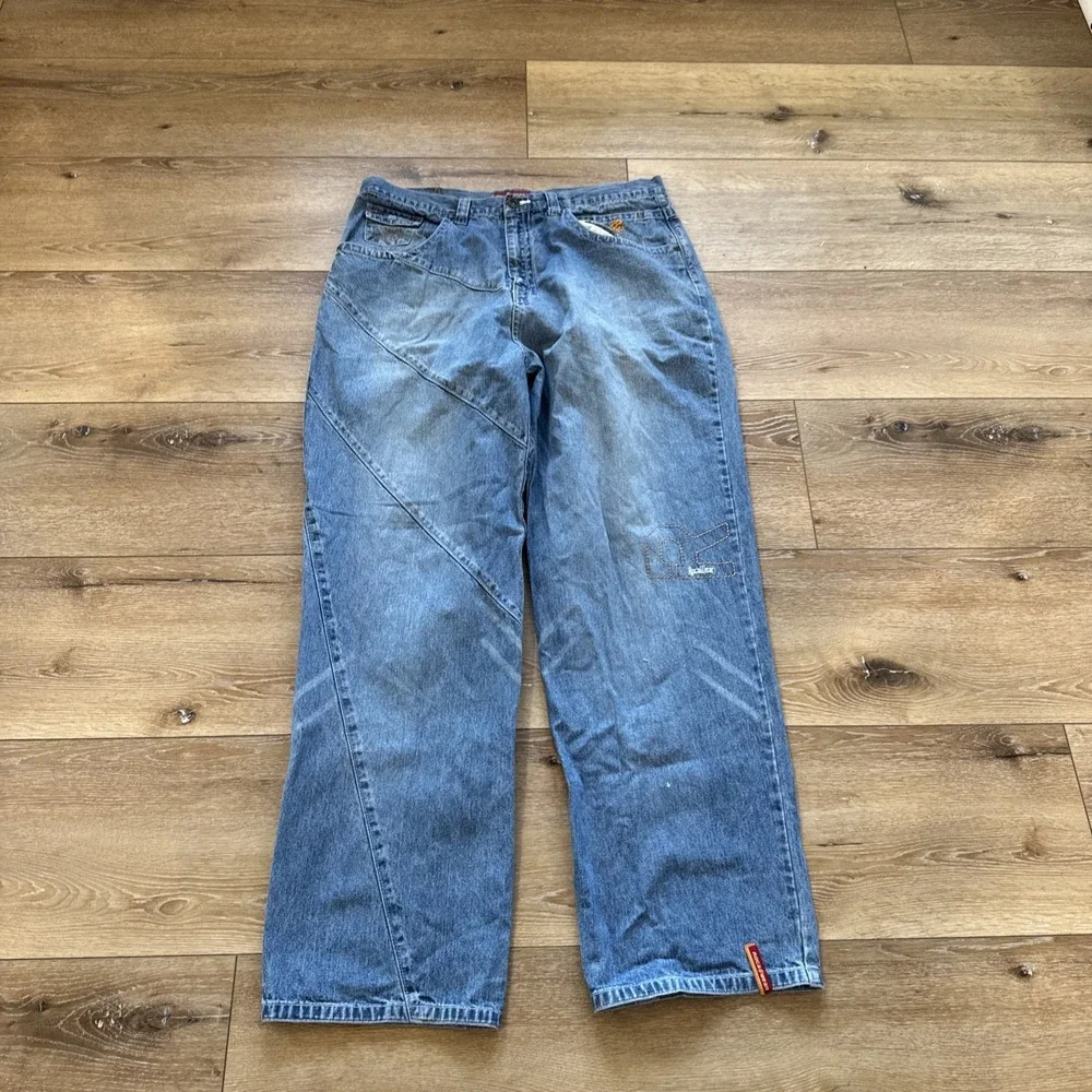 Vintage Rocawear Jeans Mens‎ 36 x 32 Loose Fit Denim Y2K Baggy Wide Leg Skater